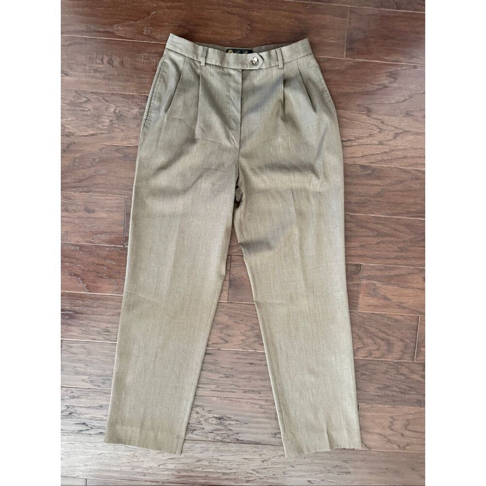 Loro Piana 100% Wool Women’s Trousers Brown size 8/44